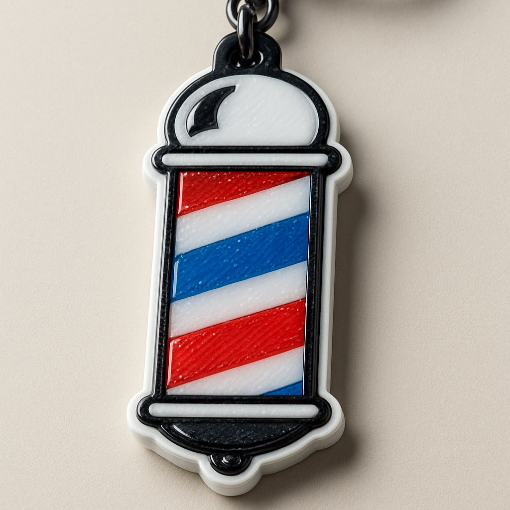 BarberTap NFC Keychain – Instantly Share Your Instagram or Website with a Tap