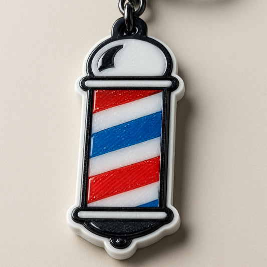 BarberTap NFC Keychain – Instantly Share Your Instagram or Website with a Tap